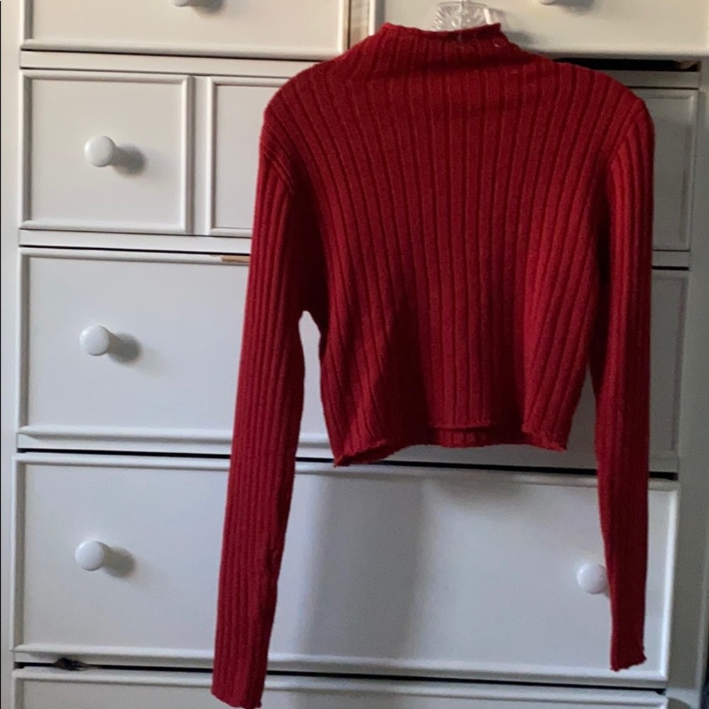 Mock turtleneck sweater